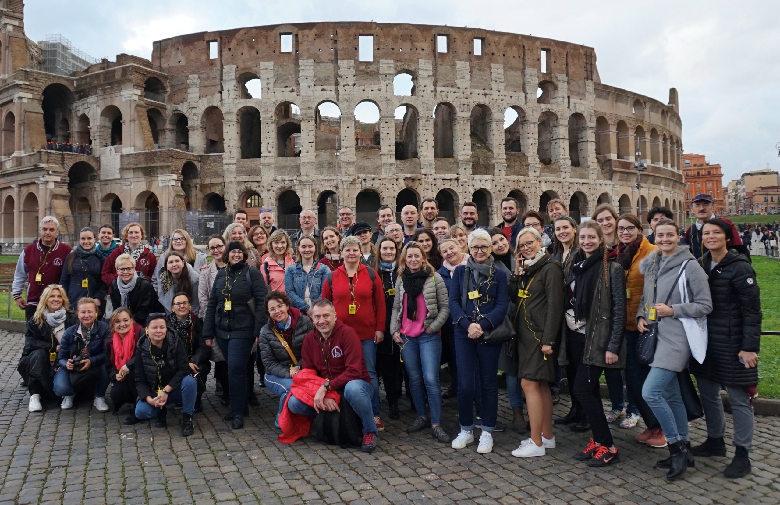 Chór PUM pod Koloseum w Rzymie